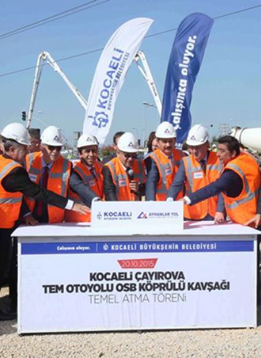 Çayırova TEM Otoyolu OSB Köprülü Kavşakları İnşaatı